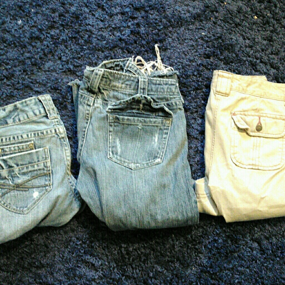 Jeans and khakis